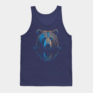 big bear in water Tank Top